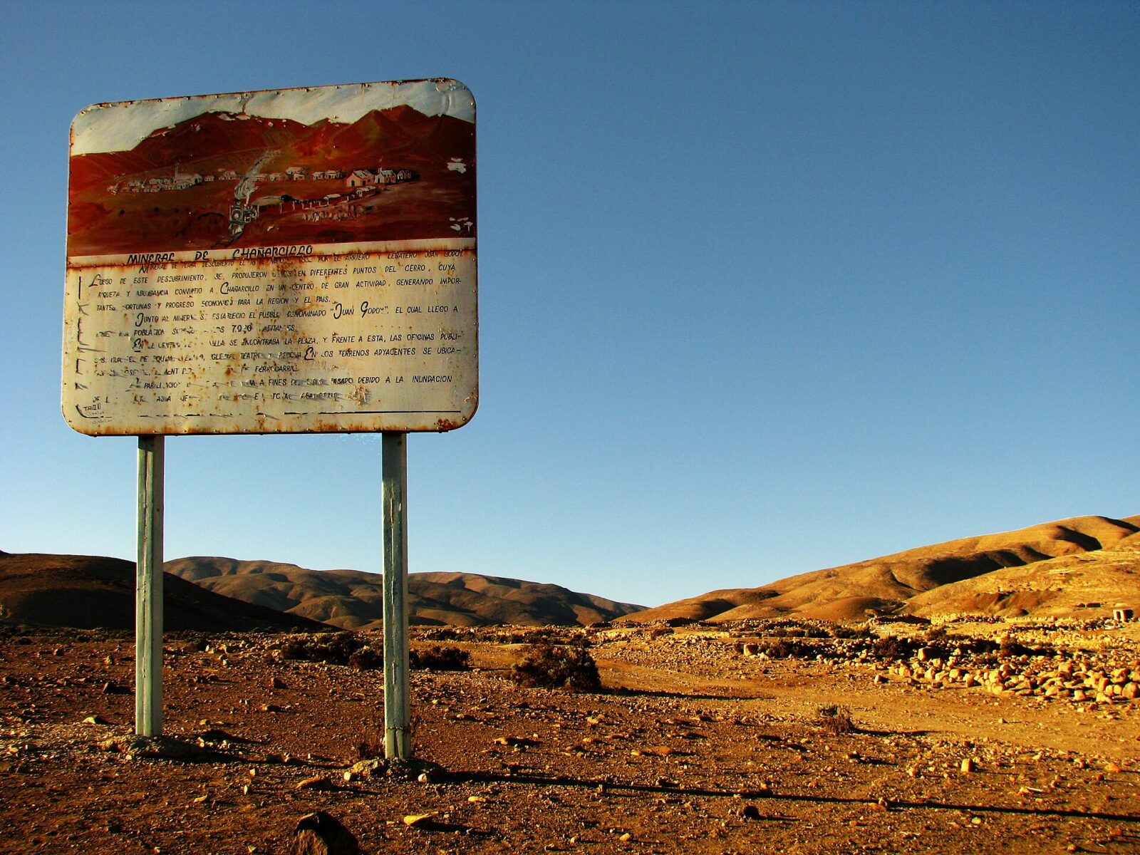 Pueblo minero de Juan Godoy y mina Chañarcillo
