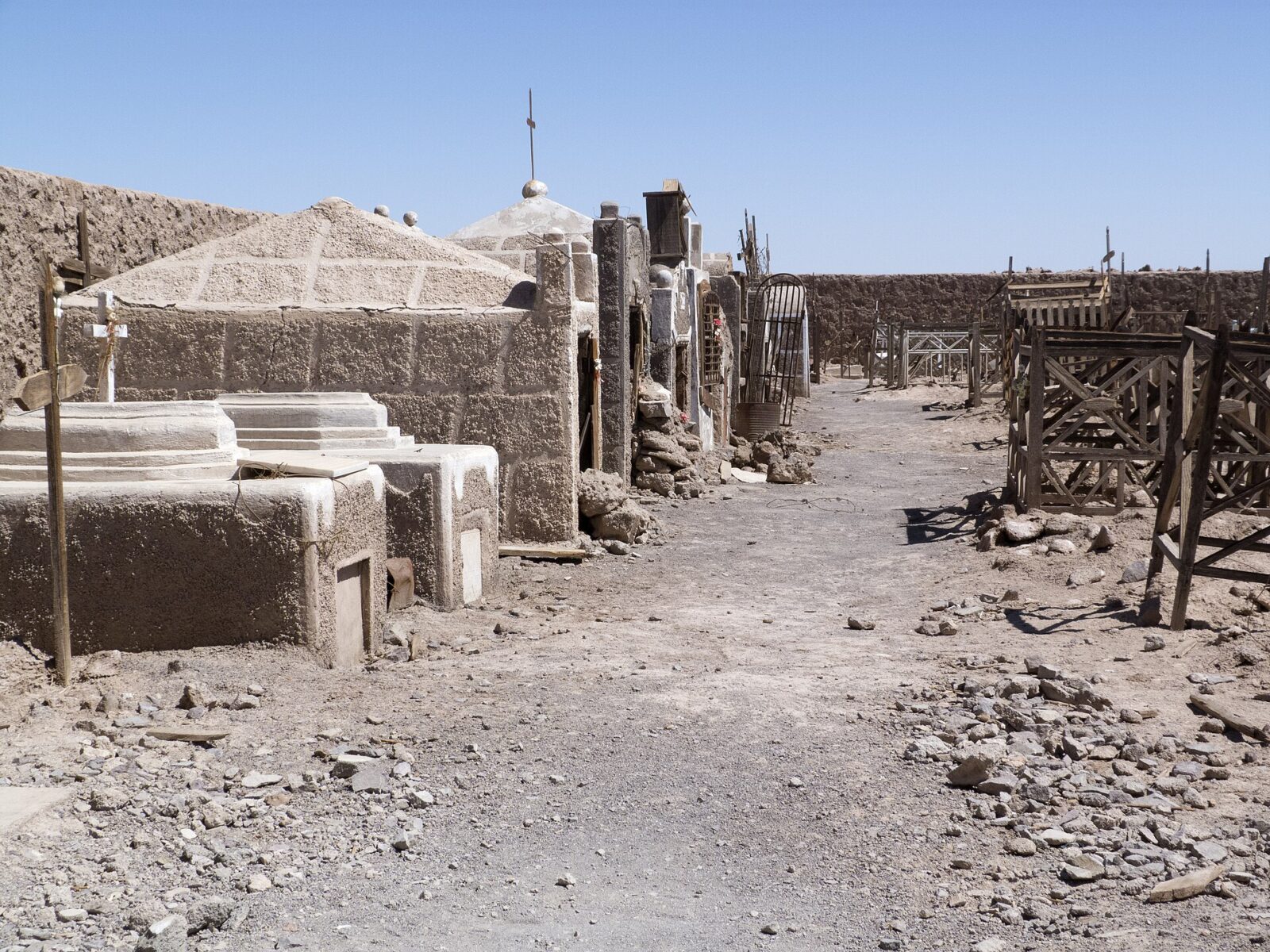 Ruinas del pueblo de Pampa Unión