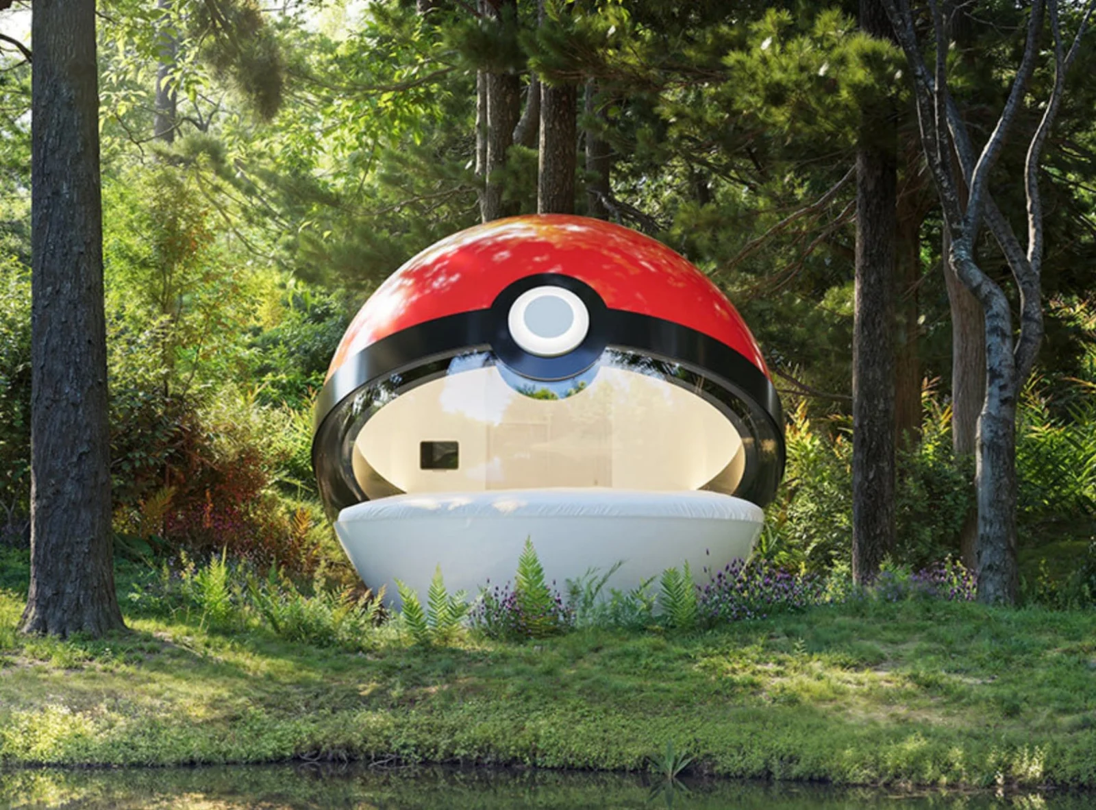 Una Pokébola habitable en Hokkaido para dormir como en Pokémon Sleep