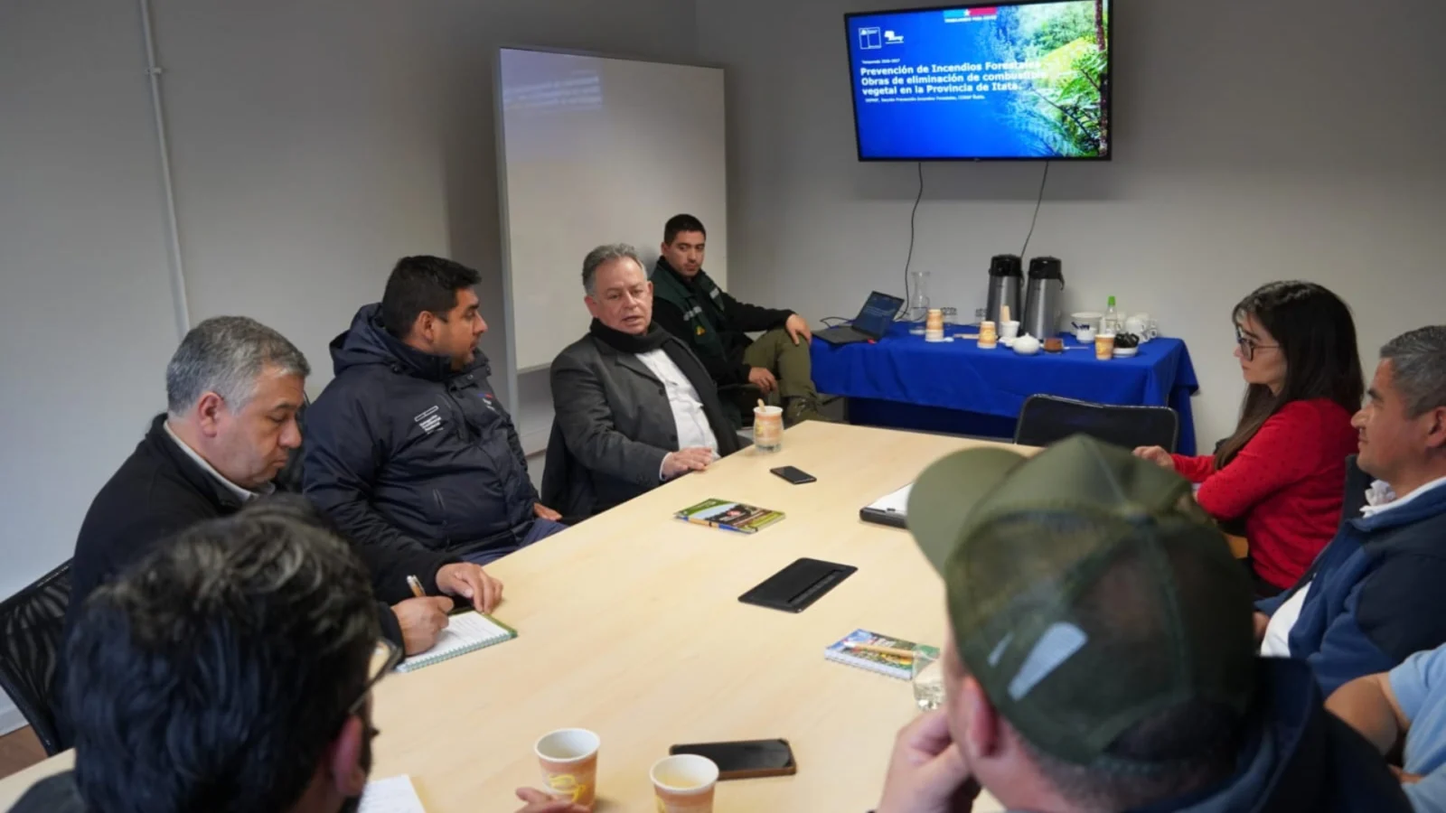 Itata refuerza prevención de incendios con cortafuegos y mapas de riesgo