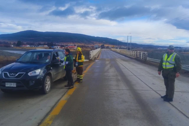Operativo de CONAF y Carabineros en Agua Fresca por Fiestas Patrias