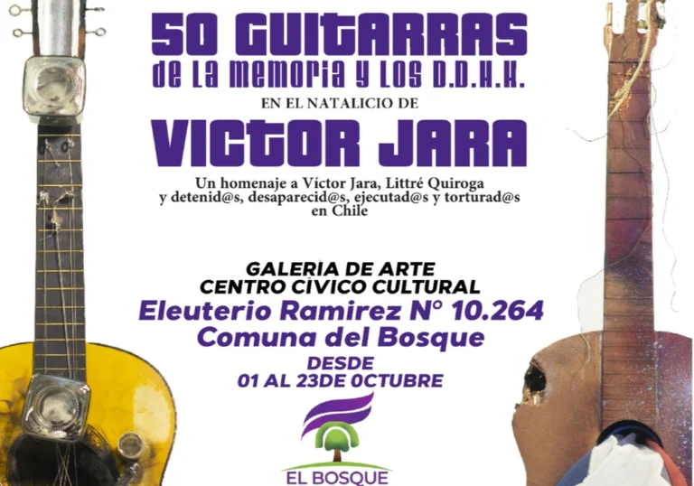 Exposición "50 Guitarras de la Memoria y los Derechos Humanos"