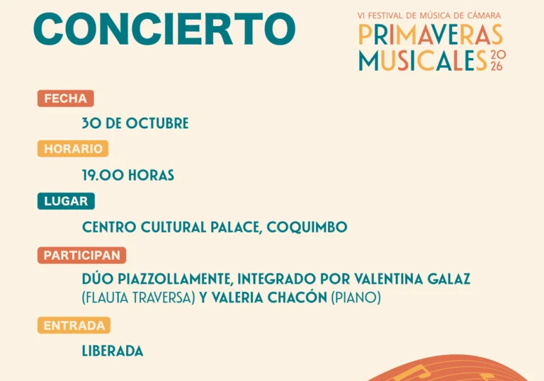 VI Festival de Música de Cámara Primaveras Musicales 2026