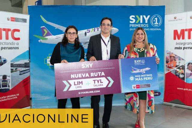 SKY estrena vuelos Lima-Talara y refuerza su expansión en el norte de Perú