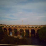 puente ferroviario sobre el río Pangue