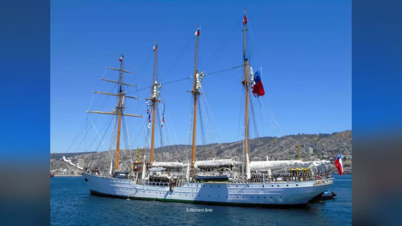 La Esmeralda finaliza su 70° crucero de instrucción y regresa a Valparaíso