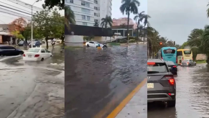 Lluvias en Cancún: restringen navegación de embarcaciones menores