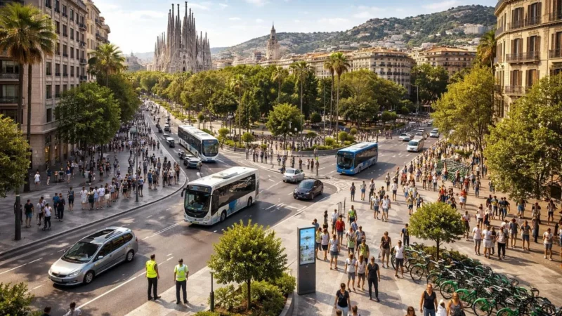 Barcelona usa un algoritmo para repartir a los turistas por la ciudad