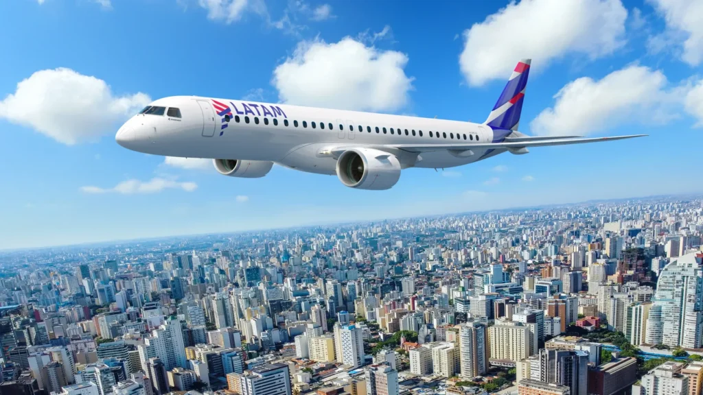 Latam evalúa sumar 50 aviones Embraer para rutas en Chile y Perú
