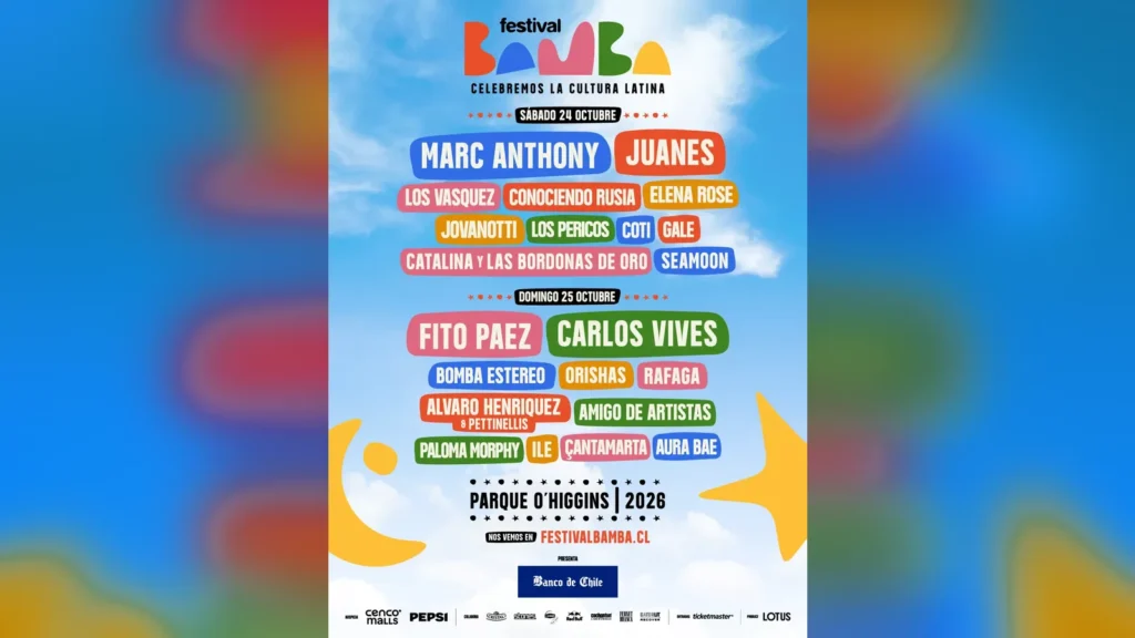 Festival Bamba reúne a miles en Parque O’Higgins con música y gastronomía