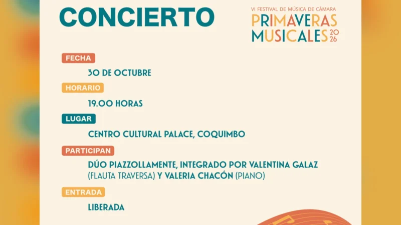 VI Festival de Música de Cámara Primaveras Musicales 2026